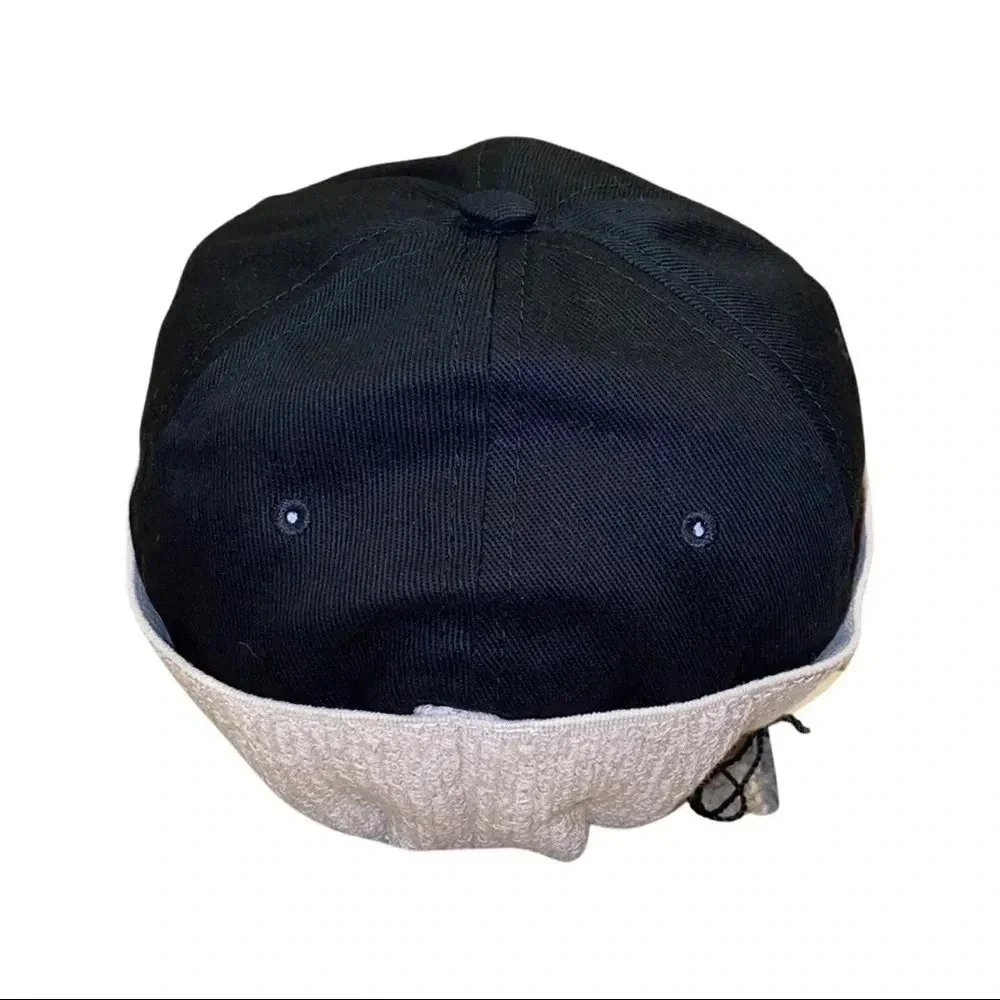 Gucci Black Logo Linen Baseball Cap Size Medium - Picture 5 of 9